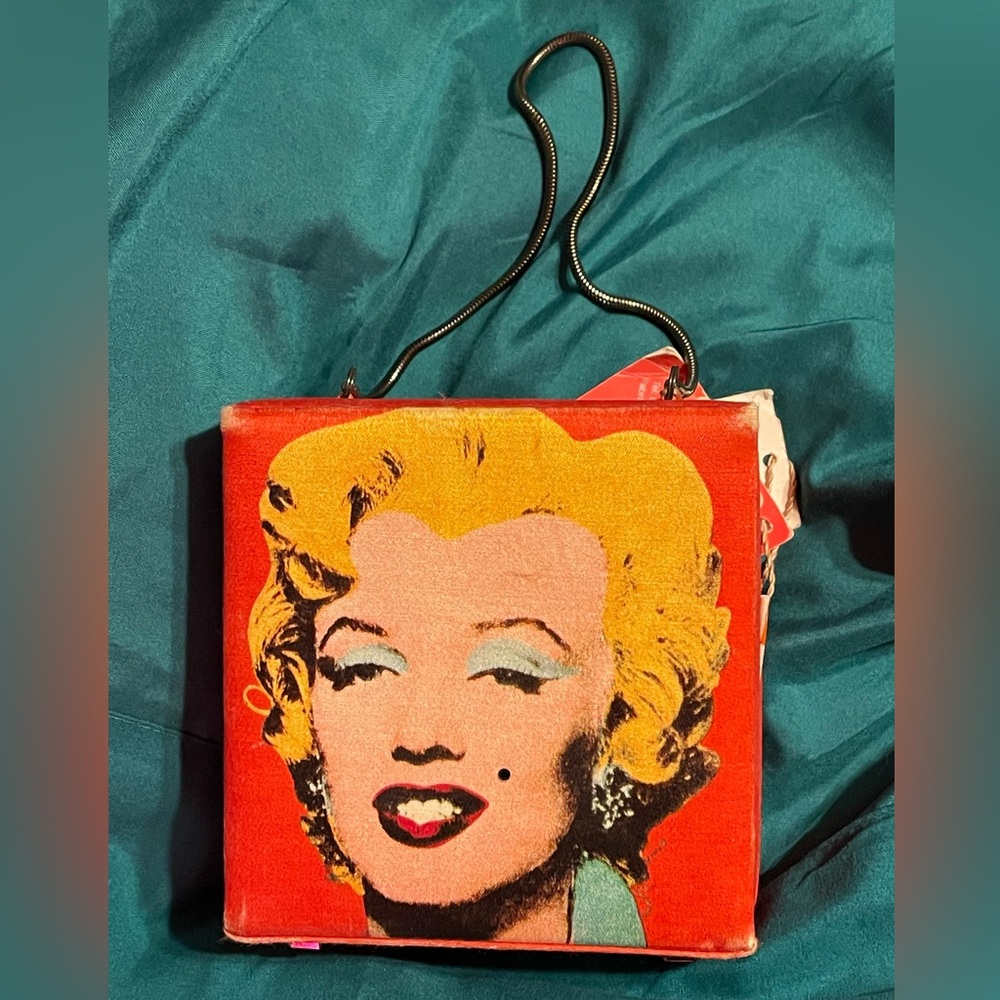 Collectible Philip Treacy Marilyn Monroe Andy Warhol Box Bag - Picture 3 of 9